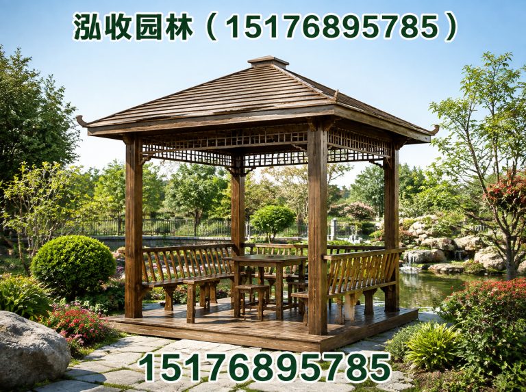 荆门京津冀防腐木工程展示图